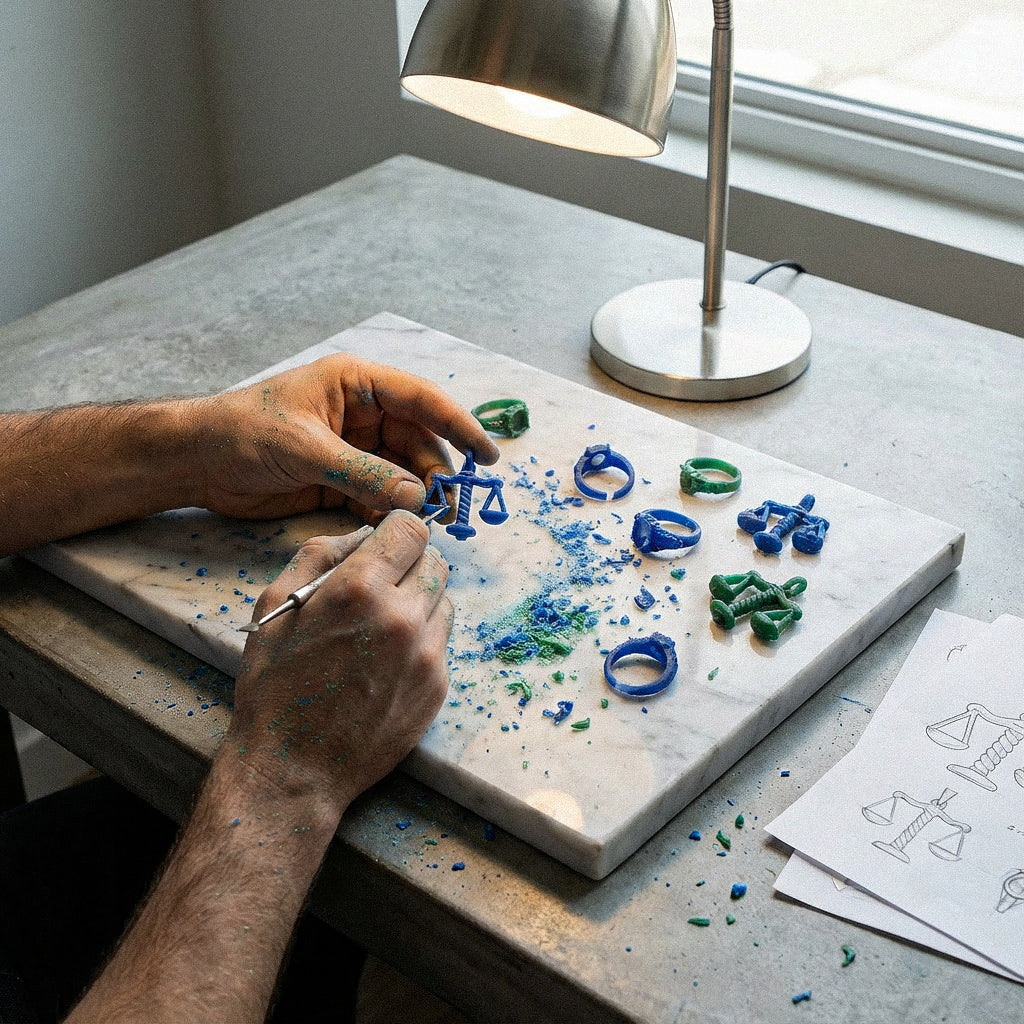 Balance-Anhänger Gold 