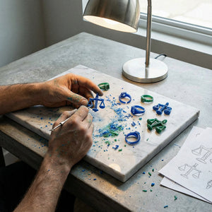 Balance-Anhänger Gold 