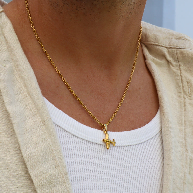 Flight Pendant Gold