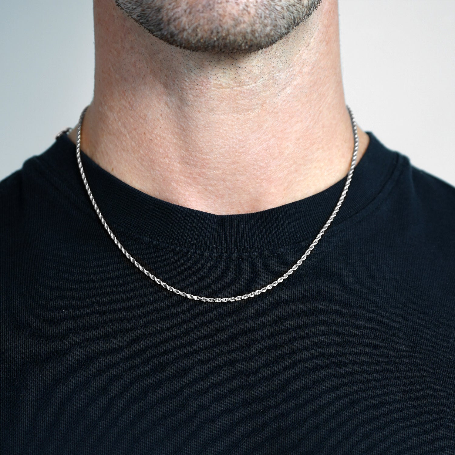 Rope Chain 2.5mm Silver