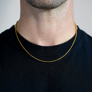 Rolo Chain 2mm Gold
